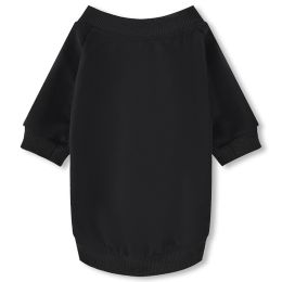 Sparkling Style Blank Pet Sweater Cotton Dog Clothing Pullover (Option: Black-XL)