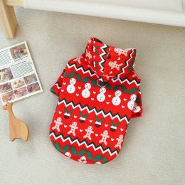 Dog Clothes Christmas Sweatshirt Clothes (Option: Red-XS)