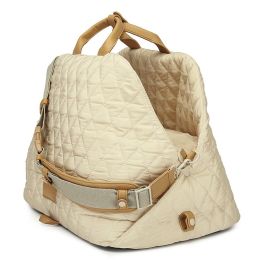 Pet Handbag Outdoor Cat Handbag (Option: Beige S Version)