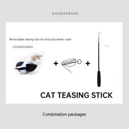 Cat Pets Toy Relieving Stuffy Simulation Plush Pet Products (Option: Black And White 3 Style)