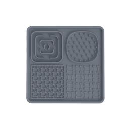 Dog Slow Food Mat Sucker (Option: Gray Square)