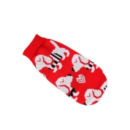 New Winter Fashion Pet Clothes (Option: Red Puppy-16China)
