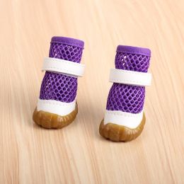 No Foot Loss When Going Out Pet Booties Small Dog (Option: Purple 2-5 Yards)