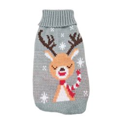 New Winter Fashion Pet Clothes (Option: Gray Deer-14China)